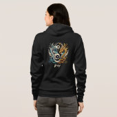 Ying Yang Dragon leitet 2024 Hoodie (Schwarz voll)