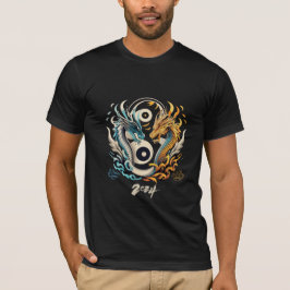 Ying Yang Dragon leitet 2024 T-Shirt