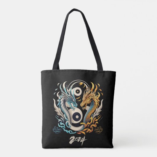 Ying Yang Dragon leitet 2024 Tasche (Rückseite)