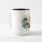 Ying Yang Dragon leitet 2024 Zweifarbige Tasse (Vorderseite Links)