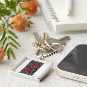 Ying Yang Dragon oin Red - Chinesisches Neujahr Schlüsselanhänger (Seite)