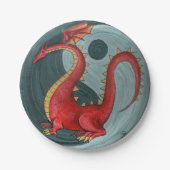 Ying-Yang Dragon Paper-Teller Pappteller (Vorderseite)
