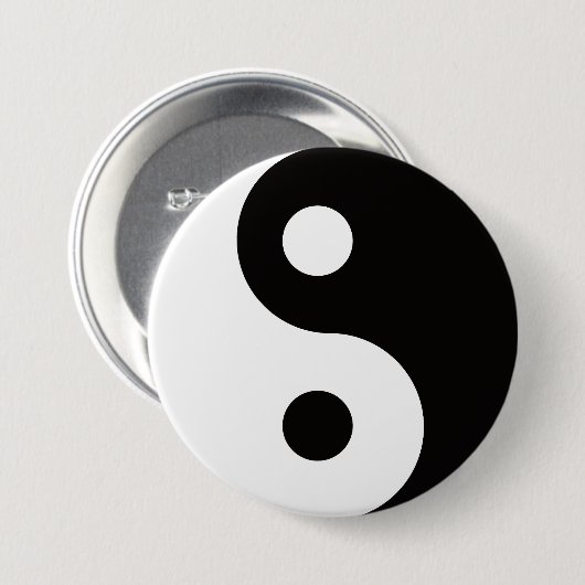 Ying Yang Duales Button (Vorne & Hinten)