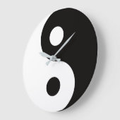 Ying Yang Duales Große Wanduhr (Winkel)