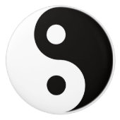 Ying Yang Duales Keramikknauf (Vorderseite)