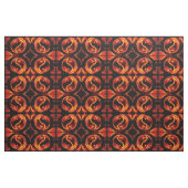 Ying Yang Flame Stoff (Fat Quarter (45,7 x 55,9 cm))