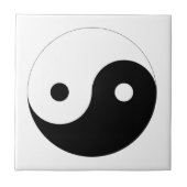 Ying Yang Fliese (Vorderseite)