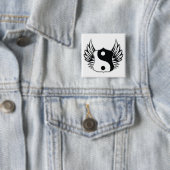 Ying Yang Flügel Button (Beispiel)