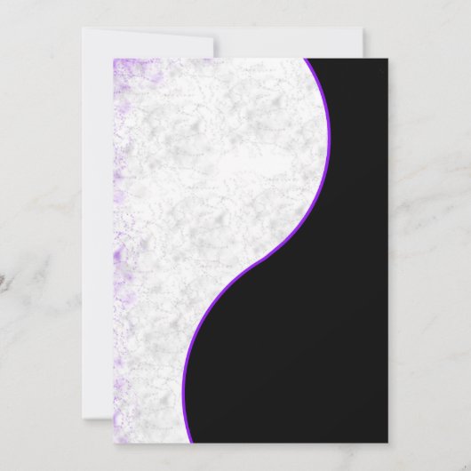 Ying Yang Geburtstag Einladungen (Rückseite)