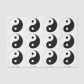 Ying Yang Gift Wrap Tissue Seidenpapier (Vorderseite)