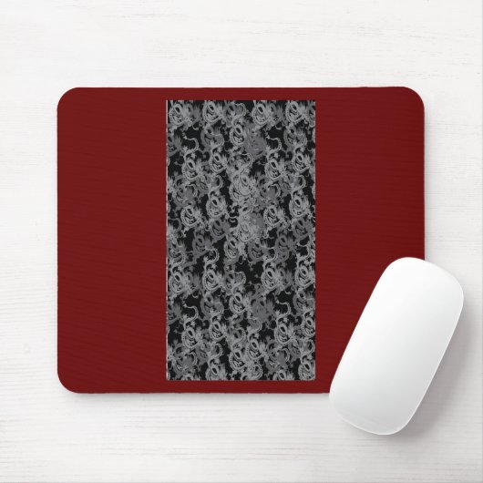 Ying Yang Gray Dragons Mousepad (Mit Mouse)