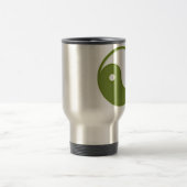 Ying Yang Green Design 2 Reisebecher (Mittel)