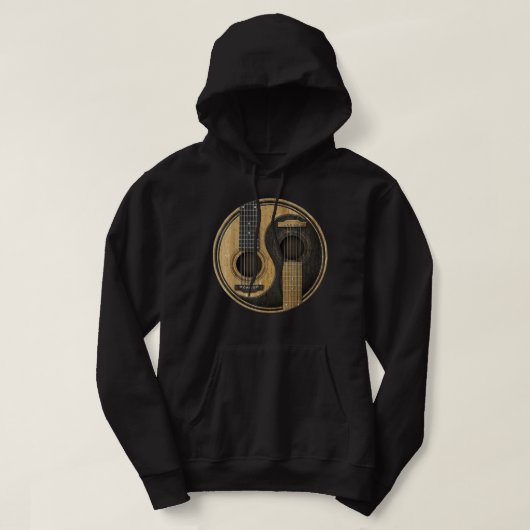 Ying Yang Guitar Hoodie (Design vorne)