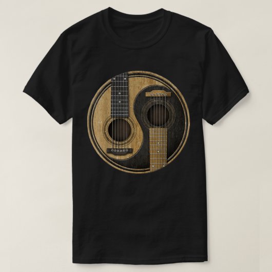 Ying Yang Guitar T-Shirt (Design vorne)
