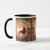 Ying Yang Herz-Baum des Lebens Tasse (Links)