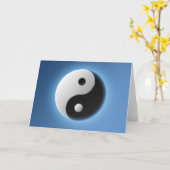 Ying Yang Karte (Gelbe Blume)