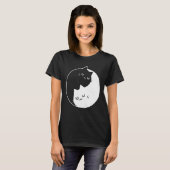 Ying Yang Katzen Katze T-Shirt Tee (Vorne ganz)