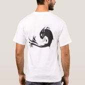 Ying Yang Katzen T-Shirt (Rückseite)