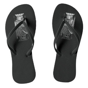 Ying Yang King Badesandalen