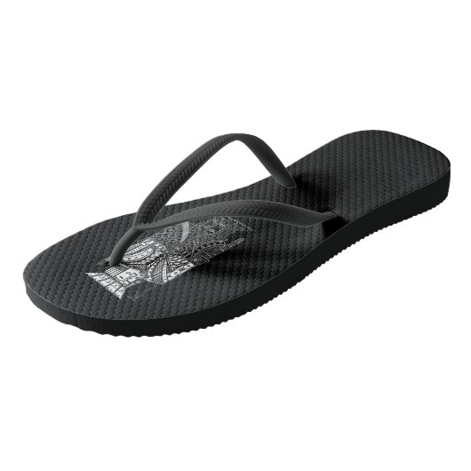 Ying Yang King Badesandalen (Schrägansicht)