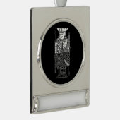 Ying Yang King Banner-Ornament Silber (Rechts)