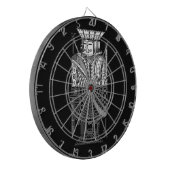 Ying Yang King Dartscheibe (Vorderseite Links)