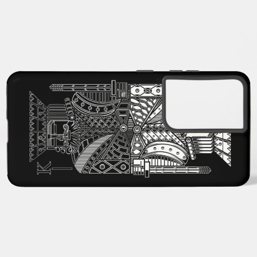 Ying Yang King Samsung Galaxy Hülle (Rückseite (Horizontal))