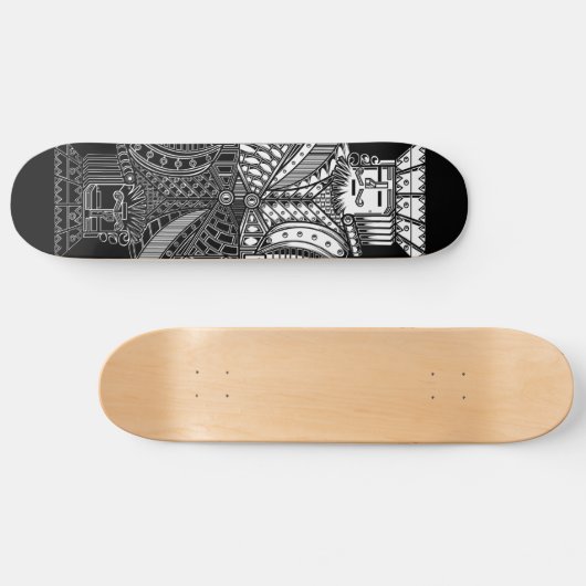 Ying Yang King Skateboard (Horizontal)