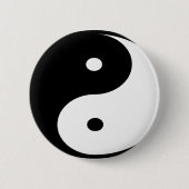 YING YANG KNOPF BUTTON (Vorderseite)