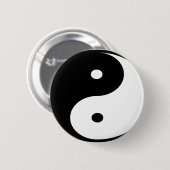 YING YANG KNOPF BUTTON (Vorne & Hinten)