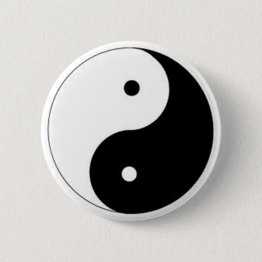 Ying-Yang Knopf Button (Vorderseite)