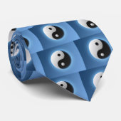 Ying Yang Krawatte (Gerollt)