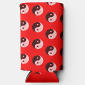 Ying Yang-Kreisen auf rot Selters Dosenkühler (Vorderseite)