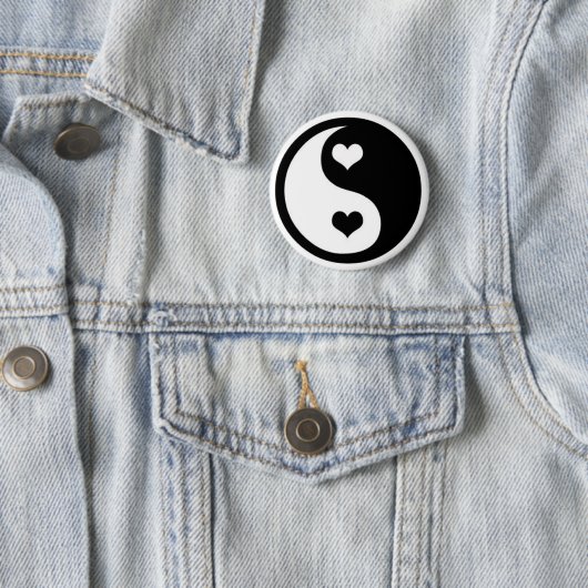 Ying Yang Liebe Button (Beispiel)