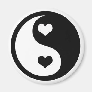 Ying Yang Liebe Magnet