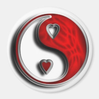 Ying Yang Liebe Magnet