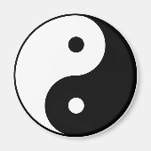 YING-YANG-Magnet (rund) Magnet (Vorne)