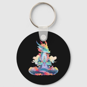 Ying Yang Meditation Drachen Qi Gong Yoga Meditati Schlüsselanhänger