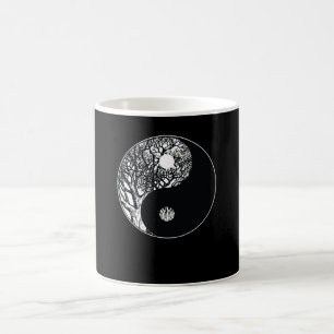 Ying Yang Meditation Kaffeetasse