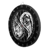 Ying Yang Panda Dartscheibe (Vorderseite rechts)