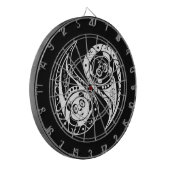 Ying Yang Panda Dartscheibe (Vorderseite Links)