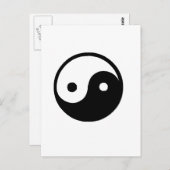 ying_yang postkarte (Vorne/Hinten)