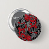 Ying Yang Red Button (Vorne & Hinten)