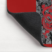 Ying Yang Red Mousepad (Ecke)