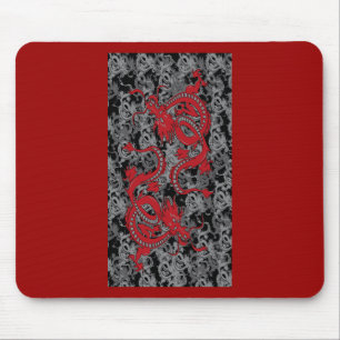 Ying Yang Red Mousepad