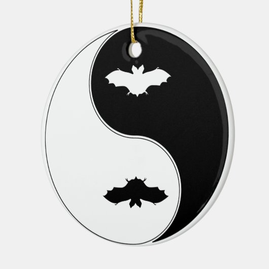 Ying Yang Schläger Keramikornament (Links)