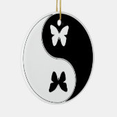 Ying Yang Schmetterling Keramikornament (Rechts)