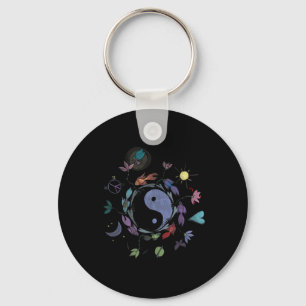 Ying Yang-Shirt, Tai Chi T-Shirt Design Schlüsselanhänger