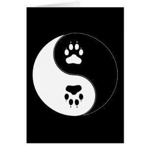 Ying Yang Tatzen-Druck