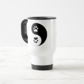 Ying Yang Tatzen-Druck Reisebecher (Vorderseite Links)